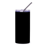 Sleek Black Tumbler with Clear Lid and Straw product type